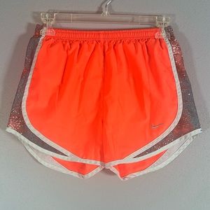 Nike Dri-Fit Florescent Orange Shorts Women’s Size XS